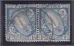 Ireland1940: Michel82Aused Pair(one With Short Perf) Cat.Value 50Euros - Oblitérés