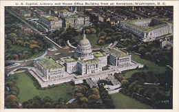 Library Capitol Building And House Office Building Washington D C - Bibliothèques