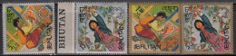 Bhutan MNH 1964, Girls Scouts, Scout, Fruit, Painting, Etc., - Bhután