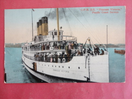 Transport--Ships--Steamer Princess Victoria--not Mailed--PJ 205 - Dampfer