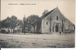 SAINT MAMMES - L'Eglise Et Place Du Marché - Saint Mammes