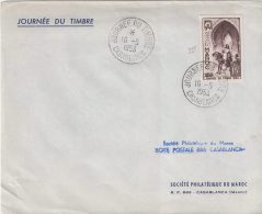 Journée Du Timbre 1953 Casablanca - Brieven En Documenten