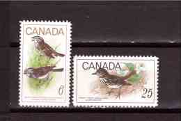 CANADA 1969 Birds Yvert Cat N° 422-425  Absolutely Perfect  MNH ** - Picchio & Uccelli Scalatori