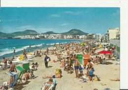 SPAIN 1960 ??– POSTCARD –PALMA DE GRAN CANARIA-CANTERAS BEACH  ADDR. TO LUZERN/SWITZERLAND W 1 ST OF 1 PTA (FRANCO)POSTM - La Palma