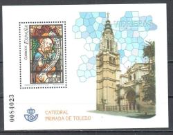 Spain 2004 Christmas Art  Stained Glass Window Mi Bl.143 MNH (**) - Blocs & Hojas