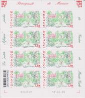 Monaco Mi 3006 La Petite Afrique (The "Little Africa" Garden) Full Sheet - Feuille * * 2010 - Unused Stamps