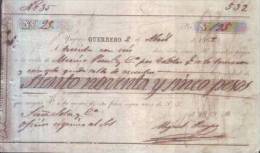 E4470 CUBA SPAIN 1865 SUGAR CENTRAL INGENIO GUERRERO ESPAÑA - Spanje