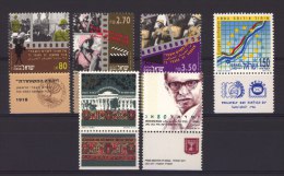 Israel  -  1992 :  Mi  1189-1201  **    Full Tab - Unused Stamps (with Tabs)