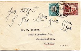 South Africa Old Cover Mailed To USA - Lettres & Documents