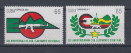 2011.1 CUBA 2011 MNH OCCIDENTAL ARMY. 50 ANIV EJERCITO OCCIDENTAL - Neufs
