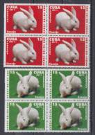 2011.4 CUBA 2011 MNH CHINA YEAR. RABBIT. AÑO DEL CONEJO. BLOCK 4 - Unused Stamps