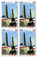 2012.17 CUBA 2012 MNH FRIENSHIP FRANCE. AMISTAD FRANCIA. EIFFEL TOWER. BLOCK 4 - Nuevos