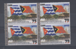 2012.29 CUBA 2012 MNH FRIENDSHIP TIMOR. AMISTAD TIMOR DEL ESTE. BLOCK 4 - Nuovi