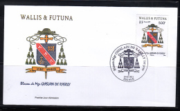 Wallis Et Futuna 2011 Coat Of Arms Of Bishop Ghislain De Rasilly FDC - FDC