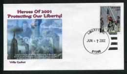 USA 2002 Sc B2, Heroes Of America, Us Army FDC, New York, NY, Jun. 7 - 2001-2010