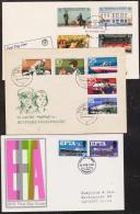 ALLEMAGNE+ROYAUME UNI+GUERNSEY   FDC  TRANSPORTS    Réf  4159 - Other & Unclassified