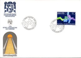 LIECHTENSTEIN. N°670 Sur Enveloppe 1er Jour (FDC) De 1979. Conseil De L'Europe. - EU-Organe