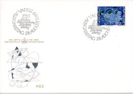 LIECHTENSTEIN. N°460 Sur Enveloppe 1er Jour (FDC) De 1969. Astronomie. - Europe