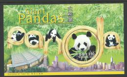 1999 Giant Pandas  Mini Sheet SG MS  955  New Complete MUH On Rear - Blocks & Sheetlets