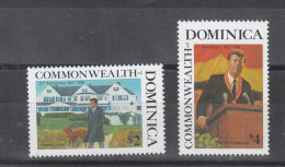 Dominica    -   1988.   John Kennedy  Anniversary.  High Values Of The Set. MNH, Fresh - Kennedy (John F.)