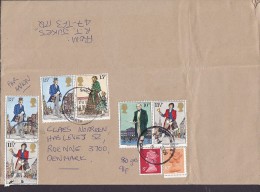 Great Britain Airmail Par Avion YCANOLBARTH Scopshire 2005 Cover Pairs From Block Miniature Sheet Rowland Hill - Lettres & Documents