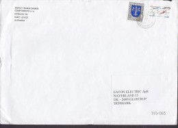 Slowenia LEVICE 2007 Cover Brief To GLOSTRUP Denmark Europa CEPT Schmetterling Butterfly Papillon - Lettres & Documents