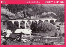 Railway Postcard German DB Class 85 007 Ravenna Viaduct Loco Germany 85007 85008 - Structures