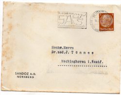 Brief  1938,  SA Reichswettkämpfe Nürnberg 1938 - Andere & Zonder Classificatie