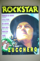 PBT/39 Rivista ROCKSTAR N.107/1989 ZUCCHERO/VASCO ROSSI/DE GREGORI/JOE JACKSON/LITTLE STEVEN - Musique