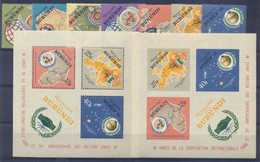 Burundi - 161/167 + BL9/9A - Coopération Internationale - 1965 - MNH - Unused Stamps
