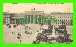 BERLIN, GERMANY - BRANDENBURGER TOR MIT PARISER PLATZ - J. W. I. B. - - Porta Di Brandeburgo