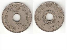 *palestina 10 Mils1937 Km 4  Xf !!catalog Val 40$ - Other - Asia