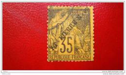 ST PIERRE & M.   1891  (o)  Y&T N° 27 Defect.  ( Déchirure 2mm ) - Gebraucht