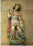 22- SAINT MICHEL EN GREVE Statue De St Michel - Saint-Michel-en-Grève