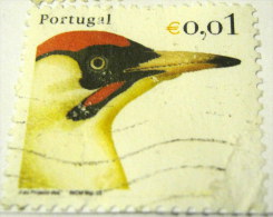 Portugal 2003 Bird 0.01c - Used - Usado