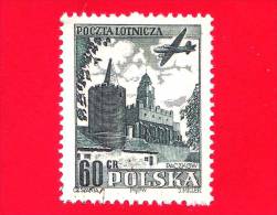 POLONIA - Nuovo Obliterato - 1954 - Airplane Over Historic Buildings - Paczkow Castle, Luban - 60 Gr - Nuevos