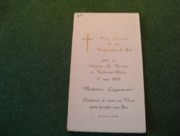 BC5-2-107 Souvenir Communion Micheline Eggermont Nalinnes Haies 1959 - Communie