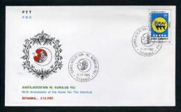 TURKEY 1985 FDC - 90th Anniversary Of The "Home For The Destitute", Istanbul, Dec. 2 - FDC