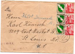Germany Old Cover Mailed To USA - Andere & Zonder Classificatie
