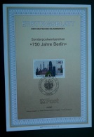 ERSTTAGSBLATT  750 JAHRE BERLIN 1987 - 1er Día – FDC (hojas)