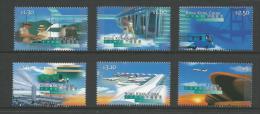 1998  New Hong Kong Airport  Set Of  6  SG Cat No´s  924/929  As Issued  New Complete MUH On Rear - Neufs