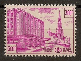 BELGIUM 1953 Brussels Central   (Colis Postaux) MNH - Tranvie