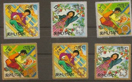 BHUTAN 1967 Girl Guides MNH - Nuevos