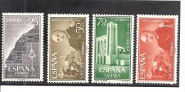 Sahara - Edifil 193-96 - Yvert 179-82 (MNH/**) - Sahara Español