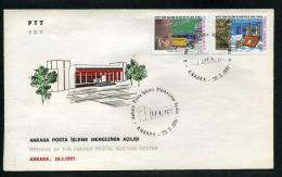 TURKEY 1991 FDC - Opening Of The Ankara Postal Sorting Center, Ankara, Mar. 20 - FDC