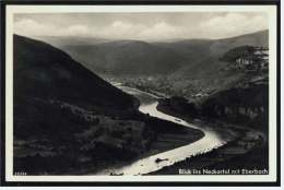 Blick Ins Neckartal Zwischen Rockenau Und Eberbach  -  Ansichtskarte Ca.1940    (2195) - Eberbach