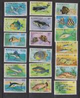 St Vincent 1975 Fish Definitive Set 19 MNH - St.Vincent (...-1979)