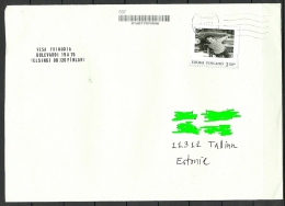 FINNLAND Finland 2011 Cover To Estonia Estland With My Stamp Meine Marke - Briefe U. Dokumente