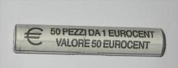 ROTOLINO ITALIA DA 1 CENT. 2002  - 50 Pezzi In Fior Di Conio - Rollen