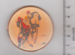 USSR Russia Old Sport Pin Badge - Hokey - Wintersport